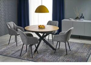 Masa extensibila 120 ACORD, stejar/negru