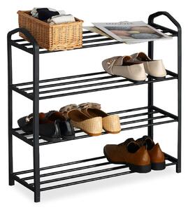 Suport Pantofi Ramon 12 Perechi, Negru, 62x20x62 cm