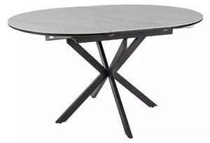 Masa extensibila GASTON, gri mat cu efect de marmura, ceramica/metal