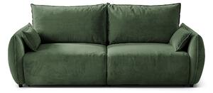 Canapea Extensibilă 3 locuri OSAKA, cu ladă depozitare, 238x110x90 cm, Verde-Havana