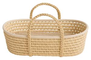 Cosulet bebe pentru dormit handmade din material ecologic Ahoj Baby natur, include salteluta