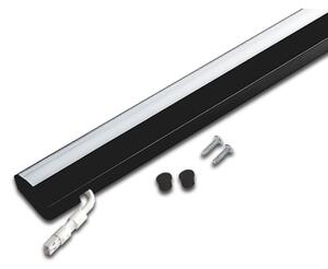Hera ModuLite F LED lumină sub dulap, negru, 45 cm, 3.000 K, aluminiu, Negru, Bucătărie, Metal, Modern