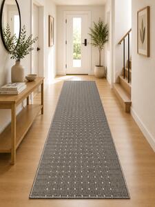 Traversa Antiderapanta, Stanford, Gri, Latime 100 cm, Diverse Lungimi