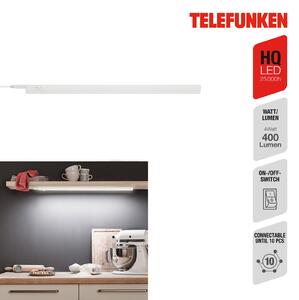 Telefunken Lumină cu LED sub dulap Hephaistos, alb, lungime 57 cm, Alb, Bucătărie, Plastic