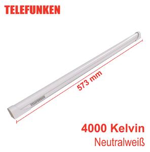 Telefunken LED sub dulap cu lumină Hebe, alb, lungime 57 cm, Alb, Bucătărie, Plastic