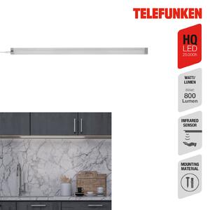 Telefunken Lumină cu LED sub dulap Zeus, lungime 57 cm, Gri, Bucătărie, Plastic, Modern