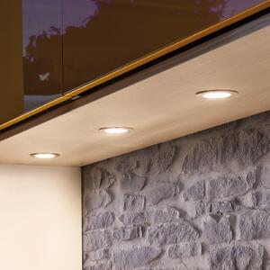 Hera Lampă LED mobilier încast Dynamic FR 55 CCT set 3x, reglabil, Metalic, Camera de zi / sufragerie, Plastic, Modern, Montarea mobilierului