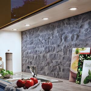 Hera Lampă LED mobilier încastrată Dynamic FR 55 CCT, reglabil, Metalic, Camera de zi / sufragerie, Plastic, Modern
