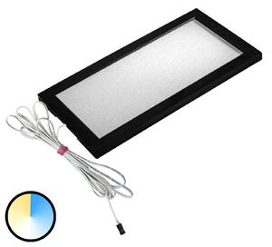 Hera Lampă LED pentru sub mobilier Dynamic Sky, negru, 21 cm, CCT, reglabil, Negru, Bucătărie, Plastic, Modern