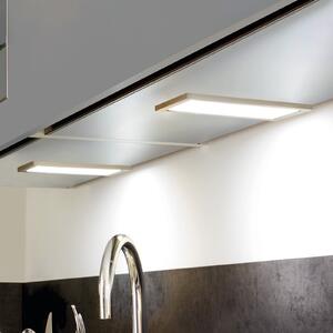 Hera Lampă LED pentru sub mobilier Sky, set de 2 bucăți, 4.000 K, oțel inoxidabil, reglabil, Metalic, Bucătărie, Plastic, Modern