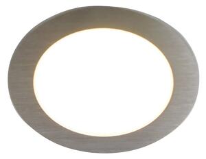 Hera Lampă LED mobilă încas FAR 58 oțel set 3x 3W 3000K, reglabil, Metalic, Camera de zi / sufragerie, Metal, Modern, Montarea mobilierului