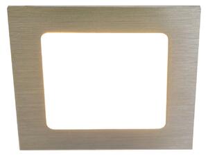 Hera Lumină LED pentru mobilier încastrat FAQ 68 oțel inoxidabil 4W 4.000K, reglabil, Metalic, Camera de zi / sufragerie, Plastic, Modern, Montarea mobilierului