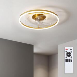 BRILAGI - Ventilator de tavan dimabil cu LED/66W/230V 55 cm alb/auriu + telecomandă