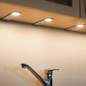 Heitronic Lampă LED mobilier aplicată Imola, set 3 buc., Gri, Bucătărie, Plastic, Modern