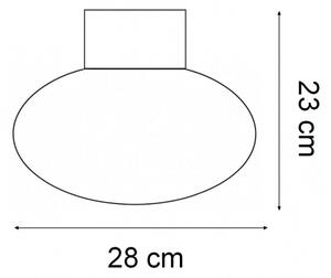 Ideal Lux - Plafonieră de exterior CLIO 1xE27/42W/230V IP44 antracit