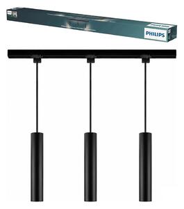 Philips - Lampă suspendată neagră pe cablu pentru sistemul de șină EASYLINK 3xGU10/7W/230V 1m