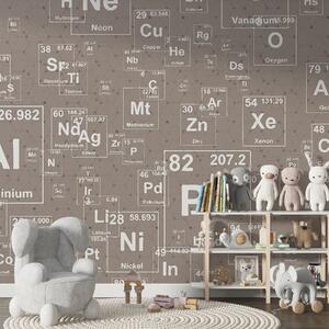 Tapet Elemente ale tabelului periodic afișate, Fototapet Designer, w00713v1 : Uwalls.ro