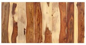 Blat de masă, 120x60x(2,5-2,7) cm, lemn masiv de sheesham
