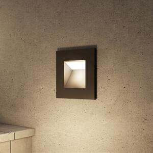 Arcchio lampă de perete încastrată Zamo, G9, negru, 12 cm, IP65, reglabil, Negru, Hol, Metal, Modern