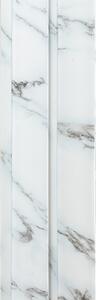 Riflaj decorativ, culoare albastru cu argintiu, 120 mm