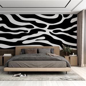 Tapet Dungi de zebră, Fototapet alb-negru, w02184 : Uwalls.ro