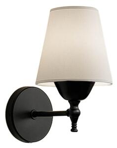 Aplica de perete ASPARAGUS 1xE27/40W/230V negru/crem