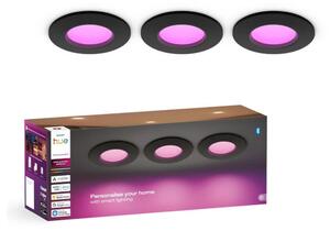 Philips - SET 3x LED RGBW dimerizabil, corpuri de iluminat încastrate pentru baie Hue SLIM LED/8,3W/230V IP44