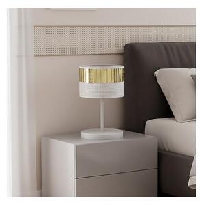 Lampă de masă LUX 1xE27/15W/230V alb/auriu