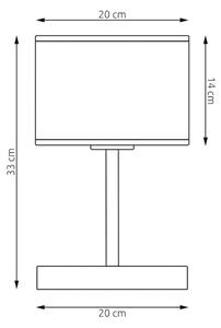 Lampă de masă ECO 1xE27/15W/230V bej/ratan
