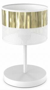 Lampă de masă LUX 1xE27/15W/230V alb/auriu