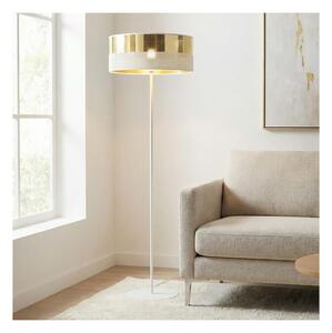 Lampadar LUX 1xE27/15W/230V alb/auriu