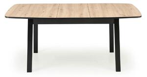 Masa extensibila BARRIL, stejar artisan/negru, 130/170x80x72 cm