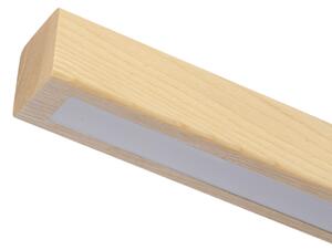 Brilagi - Lustra LED OAK suspendată cu cablu, 30W/230V, 3000/4500/6000K, stejar