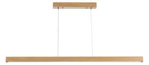 Brilagi - Lustra LED OAK suspendată cu cablu, 30W/230V, 3000/4500/6000K, stejar