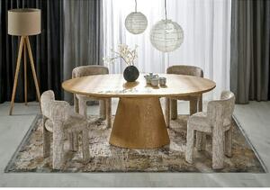 Masa extensibila CALYPSO, stejar natural, 160/200x100x77 cm