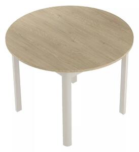 Masa extensibila DANTE, stejar/casmir, PAL laminat, 102/144x102x75 cm