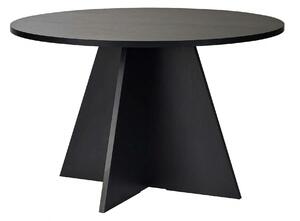 Masa VIRELLA, negru, PAL, 120x120x75 cm
