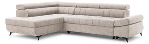 Colțar extensibil Valoris L stânga - bej șenil Perfect Harmony 07 - Oferta limitata