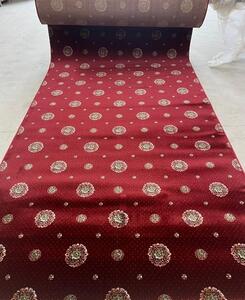 Mocheta Lotos 583-210, Rosu Bordeaux, Latime 200 cm, Diverse Lungimi