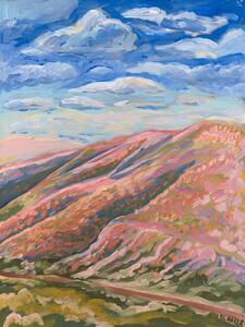 Ilustrare Colorful hills, Eleanor Baker, (30 x 40 cm)