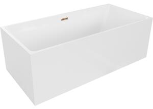 Mexen Nita, cada de sine statatoare 170 x 80 cm, alb, preaplin auriu roz, 52091708000-60