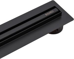 Balneo Slim & Low ProLine Black rigolă liniară cu grătar negru 70 cm negru A0401020201-2