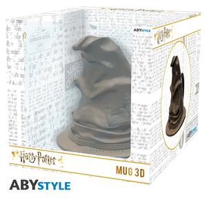 Cana 3D cu capac licenta Harry Potter - Sorting Hat 300 ml