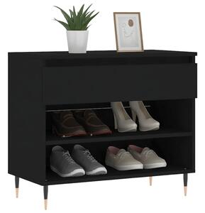 Pantofar, negru, 70x36x60 cm, lemn prelucrat