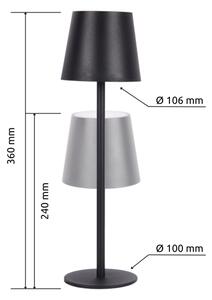 Lampă LED tactilă dimabilă de exterior Globo 58438G VANNIE LED/3W/3,7V IP44