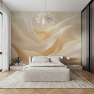 Tapet imitație de țesătură de mătase, Fototapet 3D, Fototapet 3D Flori, w02765 : Uwalls.ro