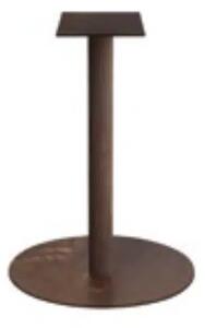 PICIOR MASA METALIC ROTUND- HORECA- - ALB - H 72 CM