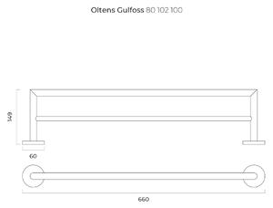 Oltens Gulfoss suport prosop crom 80102100