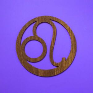 DUBLEZ | Simbol din lemn - Semnul zodiei Leu