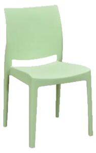SET 4 SCAUNE PASTELLO - POLIPROPILENA - HORECA - VERDE FISTIC